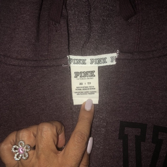PINK Victoria's Secret Varsity Hoodie - Picture 5 of 8